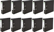 Q-Connect Lever Arch File A4 Black Durable (PACK OF 10) KF20001 *FREE DELIVERY*
