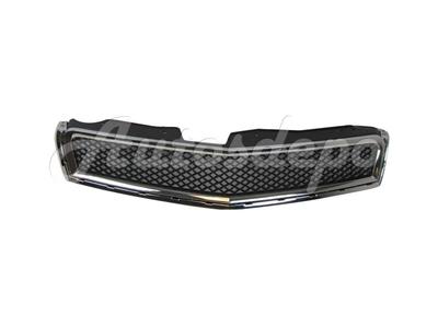 For 2009-2011 Chevy Traverse Upper Grille Material Black W/Chrome ...