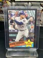 George Springer - 2020 Topps Series 2 1985 All Star BLACK PARALLEL #D  /299