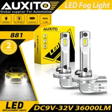 AUXITO 881 899 LED Fog Driving Light Bulb Conversion Kit Super White Lamp 6500K