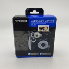 New Pic 300 Black Polaroid Instant Camera minor box wear