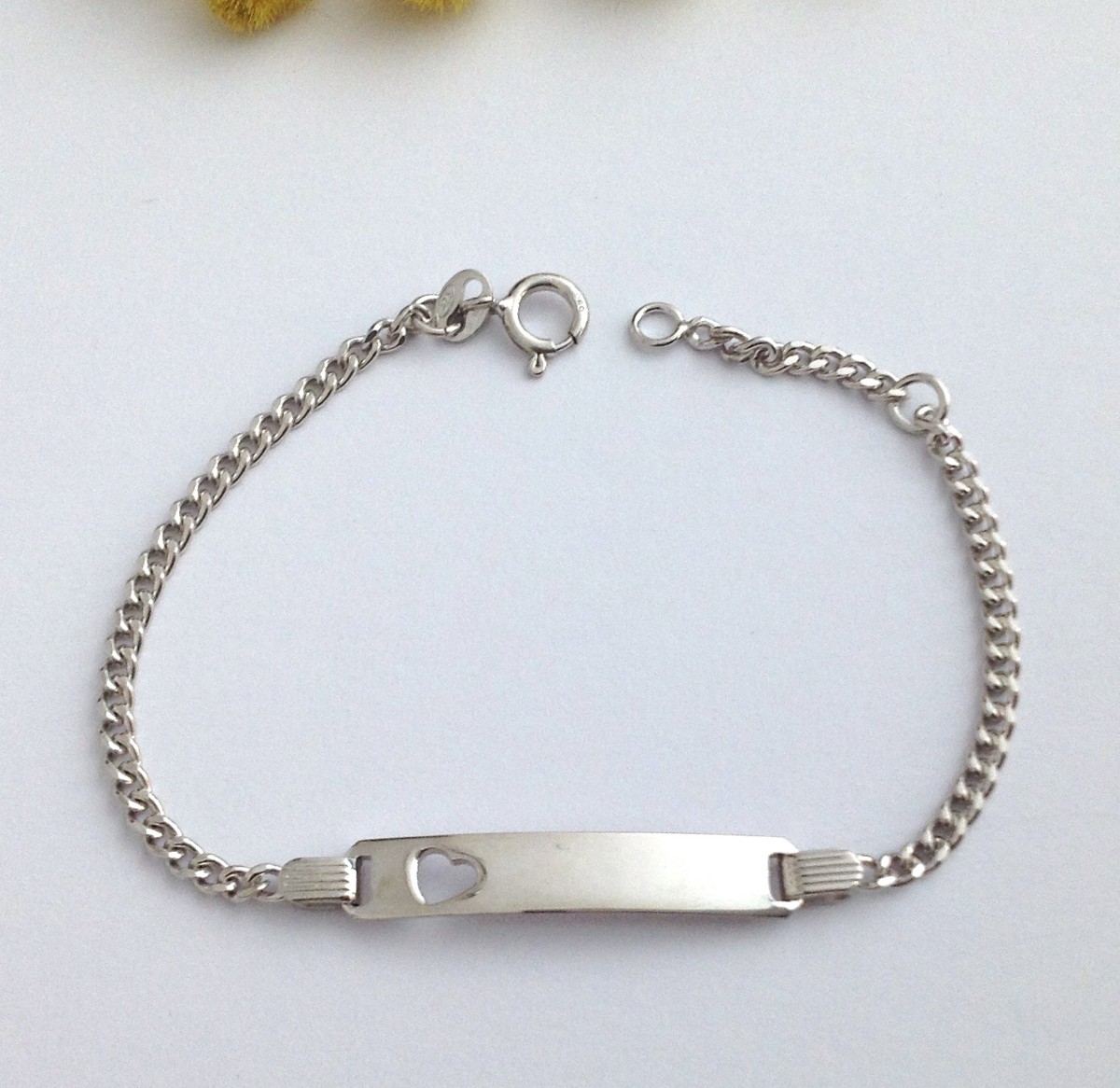 BRACCIALETTO GOGO PER BAMBINO A CON PIASTRINA IN ARGENTO - Main Image