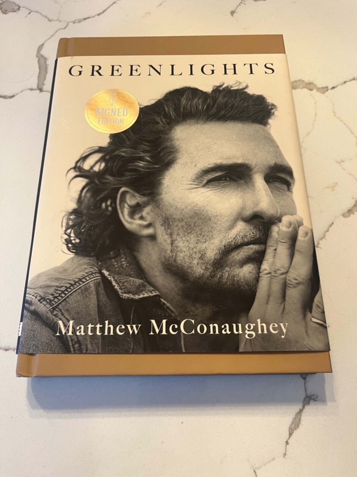 Matthew McConaughey Signed Book Greenlights Autograph JSA eBay