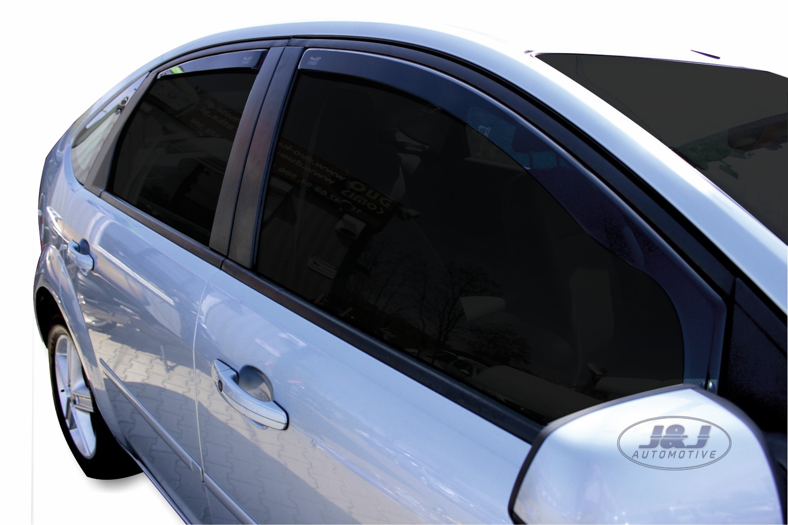 TO FIT Ford Focus mk2 2004 2010 4 door saloon wind deflectors 4pc TINTED HEKO eBay