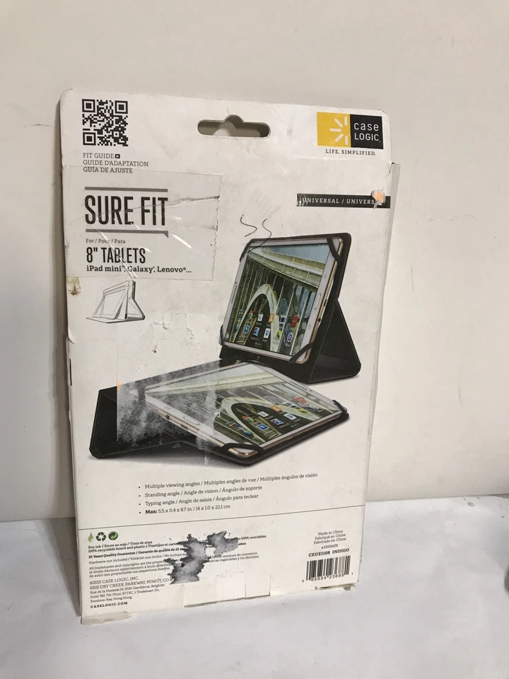 🍁 Case Logic Sure Fit Universal Cover Case for iPad Mini/Galaxy Tab/Lenovo 8" - Image 2 of 2