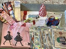 Surprise Box Scrapbook Supplies Stickers Bookmarks Halloween Christmas Heavy New