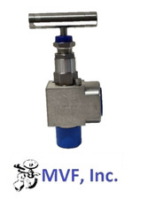 Needle Valve 90° Angle 1/2" Male NPT x 1/2" Female NPT 6,000 PSI 316S/S  360IN06