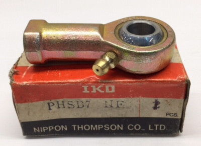 IKO PHSB7 NF Rod End 7/16''-20 RH Thread With Grease Zerk PHSB7NF 7/16'' Bore