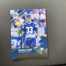 2019 Parkside Major Lacrosse League MLL card MICHAEL EVANS 58
