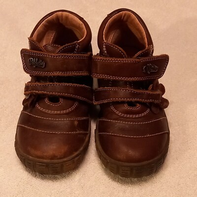 Pablosky Girls Brown Leather Shoes Sz EU 26 GUC