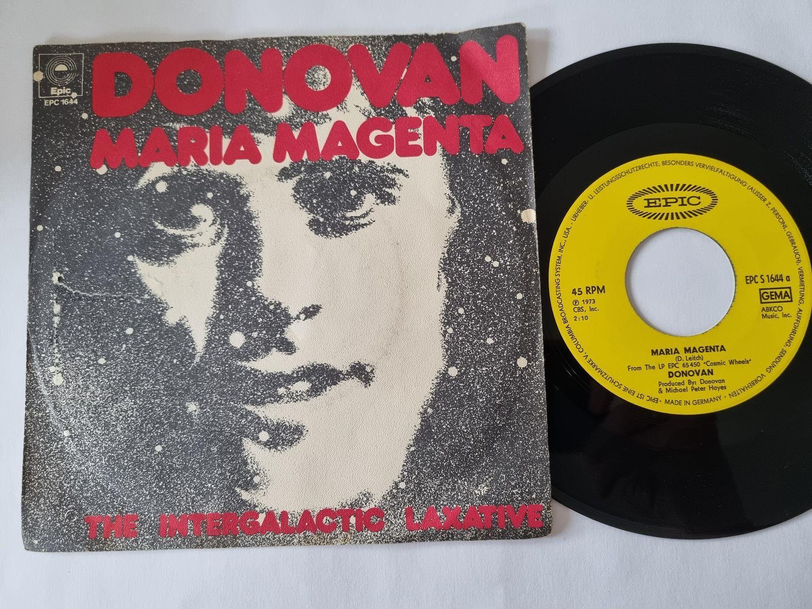 7"" Single Donovan - Maria Magenta Vinyl Germany