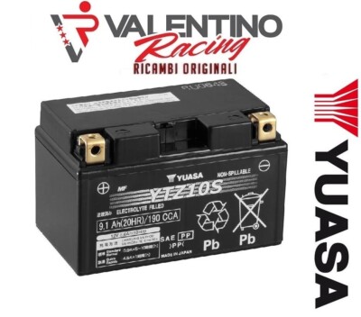 Batterie YTZ10S Yuasa Laden Versiegelt für Yamaha YP T Max 500 Von 2008 Al 2011