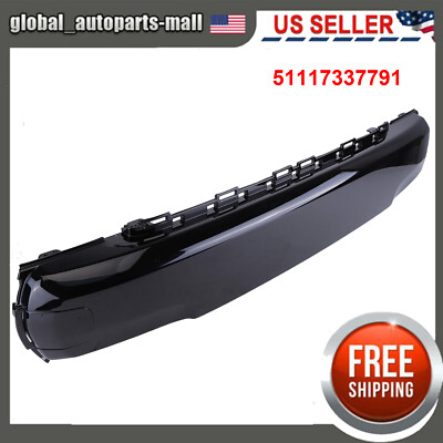 Front Black Bumper Number Plate Cover 51117337791 Fit For 2014-2018 Mini Cooper