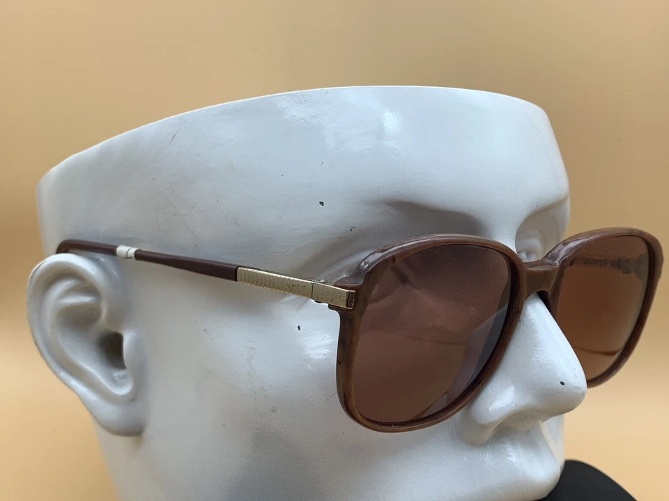 Gafas de sol vintage Safilo Elasta marco marrón cuadrado retro Italia Foto 4 de 4