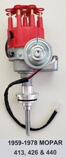 Mopar Plymouth 413 426 440 1959-1978 Red Small Cap Hei Ready To Run Distributor