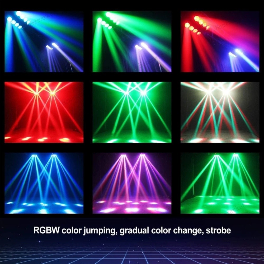 8 LED Spider Moving Head LED Stage Lighting Beam DJ Light DMX Disco Party Show