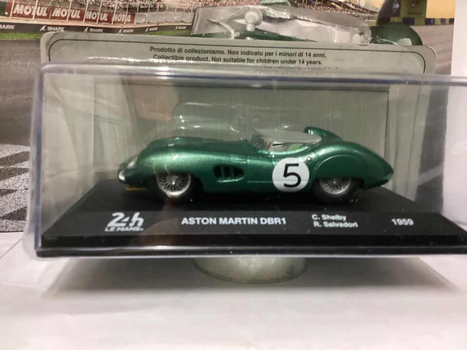IXO ASTON MARTIN DBR1  24h LE Mans 1959   , die-cast 1/43, Nuova in teca - Immagine 3 di 4
