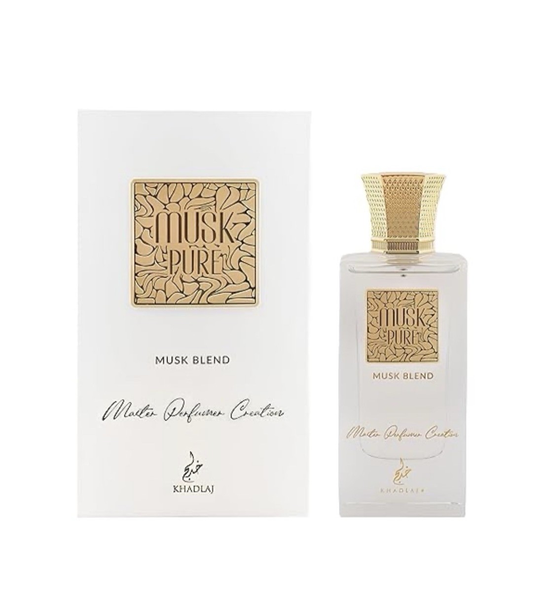 Khadlaj Musk Pure Musk Blend Eau de Parfum EDP Spray Unisex, 2.0