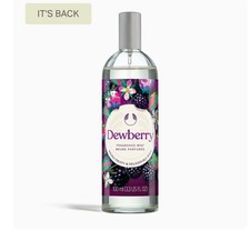 The Body Shop Dewberry Fragrance Mist 100ml Refreshing Body Spray