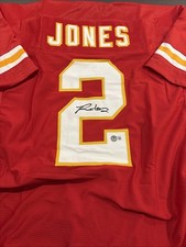 Ronald Jones Autographed Signed Lg Custom Chiefs Jersey-Beckett Witnessed