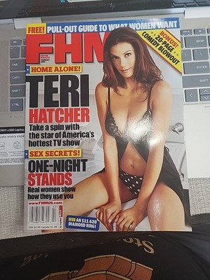 2005 FEBRUARY FHM MAGAZINE - TERI HATCHER COVER -NM