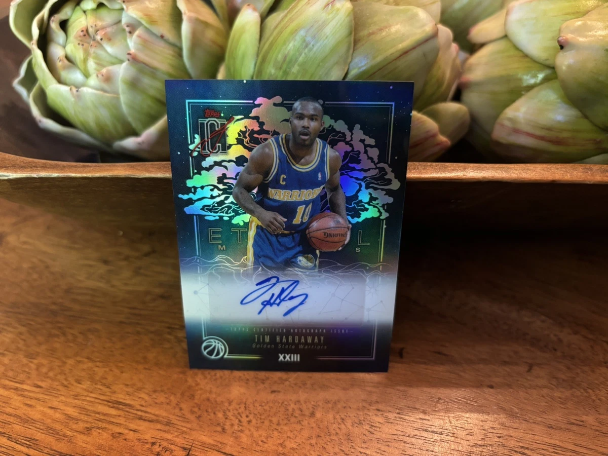 Tim Hardaway Sports Trading Card Singles Autographed Basketball 