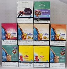 Keurig K-Cup Pods Lipton, Vitamin Burst, Snapple, Donut Shop You Choose Expired
