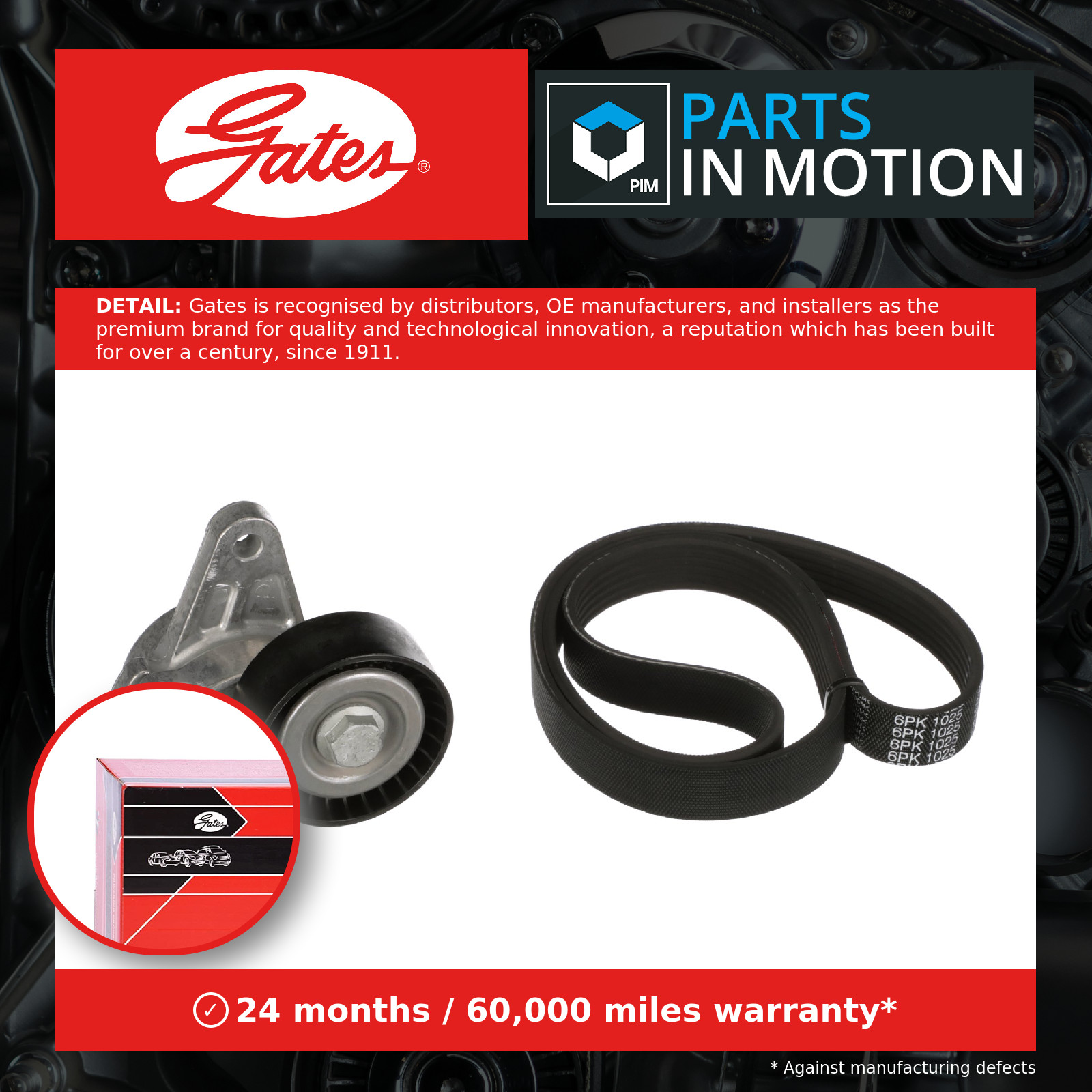 4x ✅Fits GATES K016PK1025 K016PK1025 MICRO V KIT ⭐UK Seller⭐ - Image 26