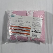 Peanutshell 4-Pack Microfiber Crib Sheets Pink Floral Design New In Package