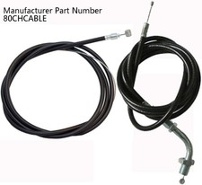 Throttle Cable Clutch Cable 2-Stroke 49cc 60cc 66cc 80cc Motorized Bicycl New