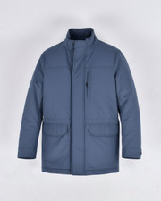 BRIONI 4500 field jacket polyester SIZE M Regular FIT blue wool cashmere lined