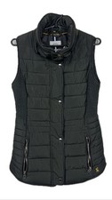 Joules Women s Quilted Gilet Green UK 8 EU 36 US 4 Zip Vest