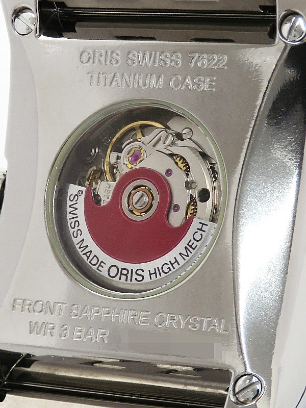 ORIS Rectangular Day-Date 01 585 7622 Titanium 48… - image 4