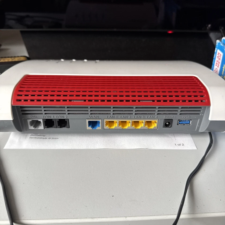 Router Modem AVM FRITZ!Box 7590 AX V2 Wi-Fi 6 bis 2.400 MBit/s 5GHz/2,4 GHz Weiß - Bild 3 von 3