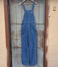 VTG 60s Lee Sanforized Denim Workwear Carpenter Overalls USA 29x33 Union Made