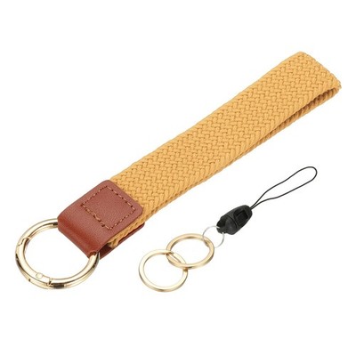 Dehnbares Schlüsselband für Keys & Wallet, Ingwergelb