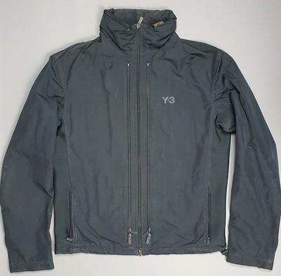 Adidas Y-3 Windbreaker Regenjacke Herren XL leichter Mesh Mantel hinten Kapuze