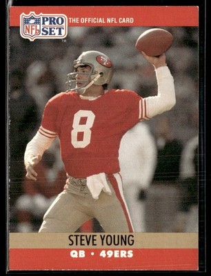 1990 Pro Set #645 Steve Young Football Card 3003D