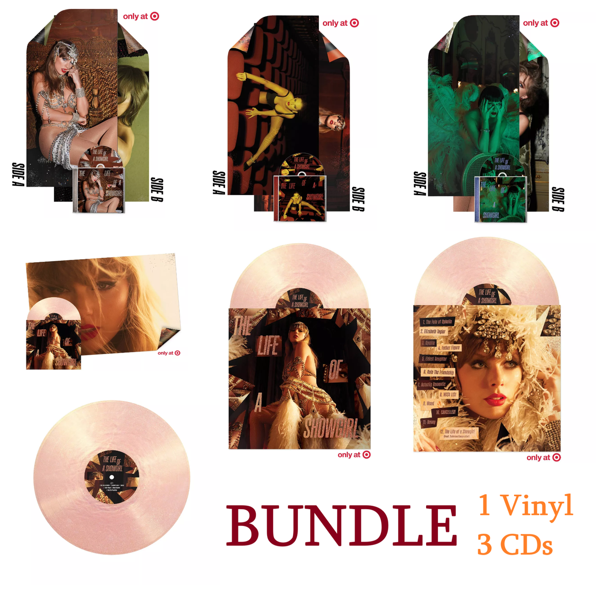 The life of a showgirl target 初回限定盤 IN-HAND Taylor Swift The Life of a Showgirl Target Exclusive 3 CD