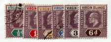 British Virgin Islands 29 - 37 mint & used
