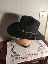 Bailey Tucson Men s Black 100% Wool Cowboy Ha...