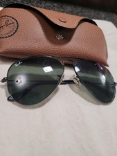 Ray Ban Aviator Total Black Classic Unisex Sunglasses RB3025 With Case