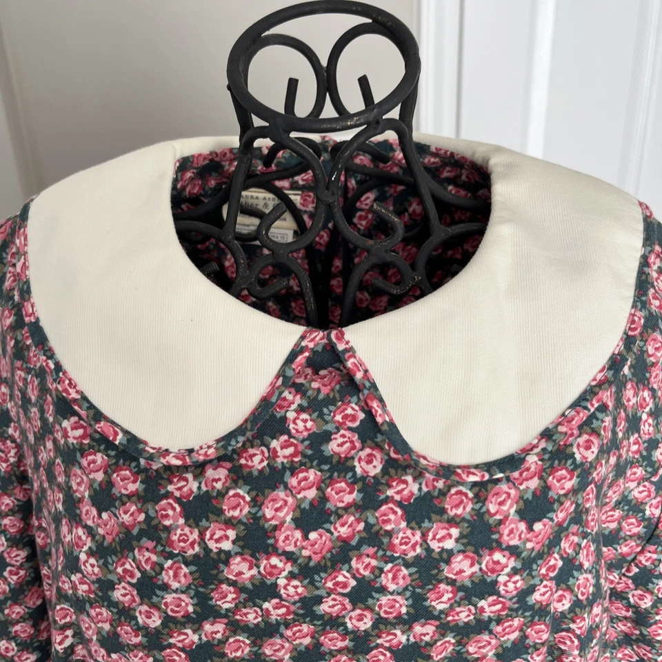 Vestido largo rosa madre e hijo de colección Laura Ashley para mujer años 80 Foto 2 de 4