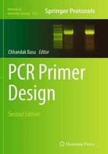 PCR Primer Design Chhandak Basu Taschenbuch M...