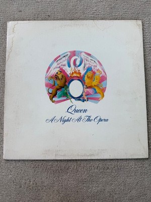 Queen A Night At The Opera Vinyl Record LP Embossed Cover 1975 Elektra 7E-1053