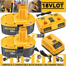 2PACK 18 Volt For DeWalt 18V 7.0Ah Battery or Charger DC9096 DC9099 DC9096-2