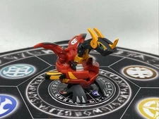 Bakugan Pyrus Vexos Hex Neo Dragonoid Spins Painted Anime Accurate