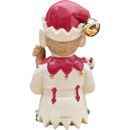 Lenox Christmas Elf Figurine Shelf Sitter Holiday Candy Cane Striped Whimsical - Picture 8 of 22