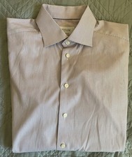 ETON Contemporary Fit Finely Striped Dress Shirt in Multi Size 41/16 280