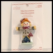 ASHLAND FALL MINI DECORATIONS SCARECROW BOY  NIP